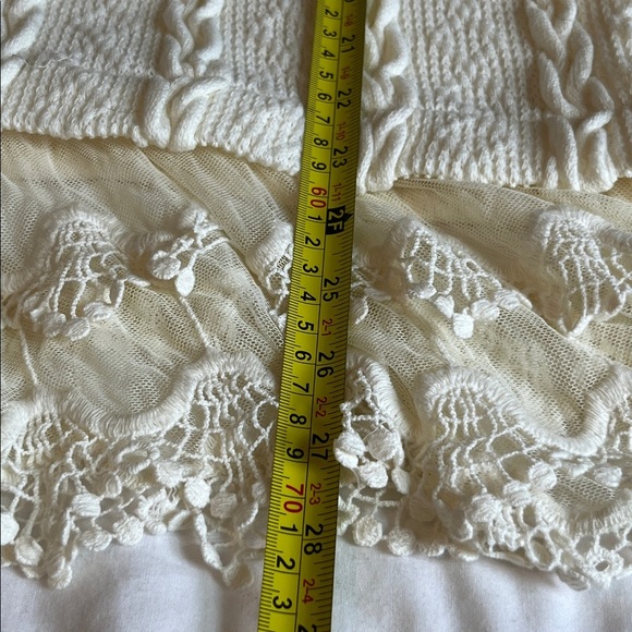 Sunday in Brooklyn for Anthropologie Lace Hem Sweater - Picture 9 of 11